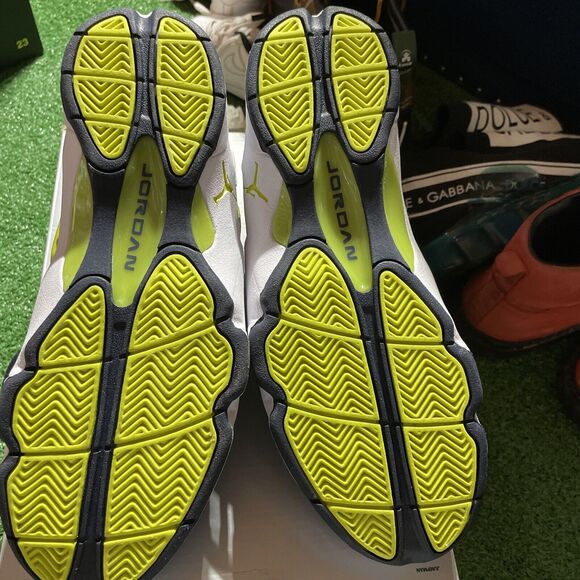 Air Jordan OG Venom Green-White Basketball Shoe CW0907-400 Wmns Size 10.5 No Lid - Picture 5 of 7